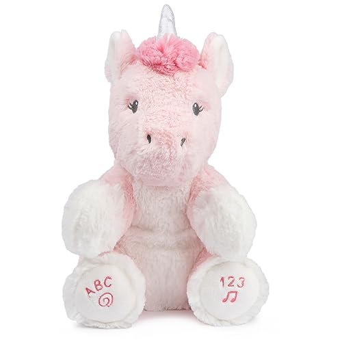 GUND Baby Alora Unicorn 11” Animated Plush, Sings ABCs Song and 123 Songs - style: Alora