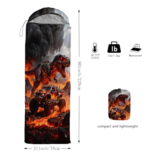 AILONEN Midnight Meow Sleeping Bag, Charcoal Cat Eyes Crescent Graphic, Portable Camp Sack Sleepover Style - color: H136