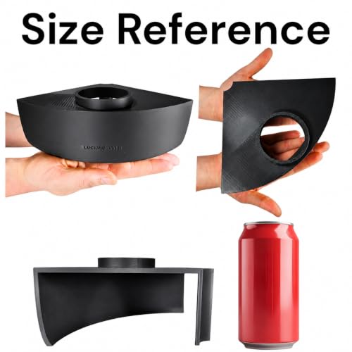 Reptile Corner Underground Cave Viewing Hide | Hognose Snake, Corn Snake & Leopard Gecko Hideout Reptile Habitat Tank Enrichment | Decor Decoration Accessories Supplies Toys Ornaments (Black) - color: Black
