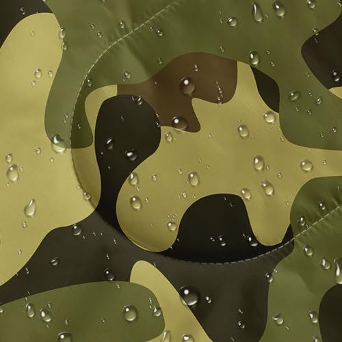 Sleeping Bags for Adults and Kids Backpacking Camping Sleeping Bags for Girls and Boys Lightweight Waterproof Cold/Warm Sleeping Bag for All Season - color: Army Green Camo