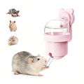 No Drip Hamster Water Bottle with Strong Suction Cup – 3.7oz Leak Proof Small Animal Water Bottle for Glass Tank & Acrylic Cage, Ideal for for Hamster, Sugar Glider, Guinea Pig Gerbil, Rat(Pink) - color: pink