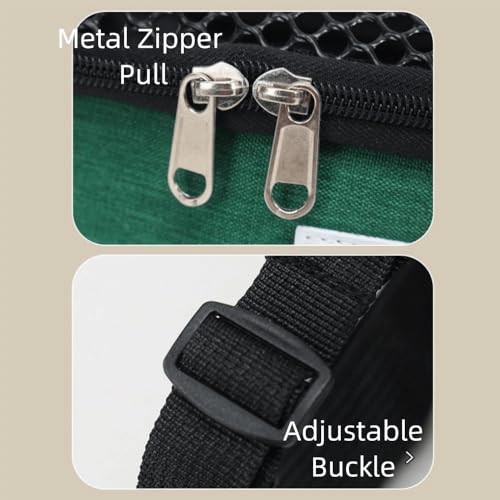 Guinea Pig Carrier Bag with Clear Window,Travel Portable Small Animal Carrier Sling Pouch for Hamster Bunny Lizard Bird(S,Green) - color: Green, style: S
