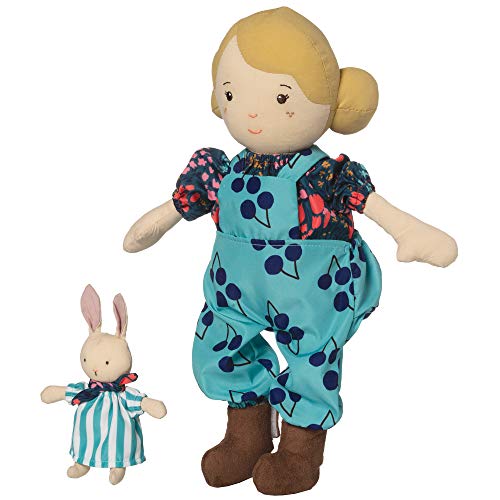 Manhattan Toy Playdate Friends Ollie Machine Washable and Dryer Safe 14 Inch Doll with Companion Stuffed Animal - style: Ollie