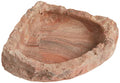 Fluker's Corner Rock Bowl, Food & Water Dish for Hermit Crabs, Medium 6" - size: Medium