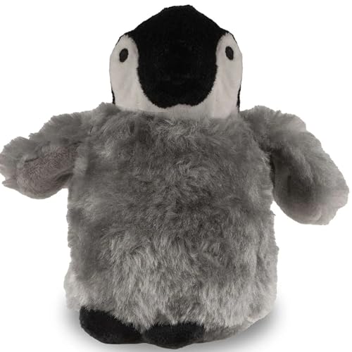 Jeffers Pet Animal Themed Squeaker Dog Toy, 6 inch - Baby Emperor Penguin - color: Gray Penguin