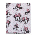 Disney Minnie Mouse, Pink, White And Black Super Soft Plush Baby Blanket, Pink, White, Black - color: Disney Minnie Mouse Polka Dot, size: 30x36 Inch (Pack of 1)
