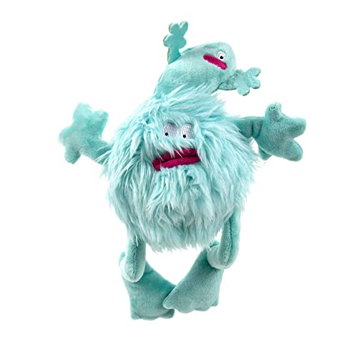 goDog PlayClean Germs Squeaky Plush Dog Toy with Odor-Eliminating Essential Oils, Chew Guard Technology - Seafoam, Large - color: Germs Monster Seafoam, size: Large