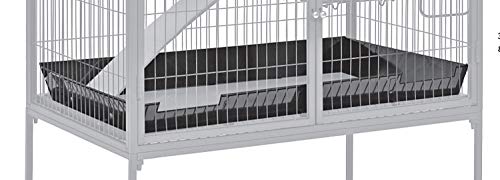 MidWest Homes for Pets Ferret Nation Lower Scatter Guard for Ferret Nation & Critter Nation Small Animal Cages - size: 33.5"L x 22.6"W x 3.5"H