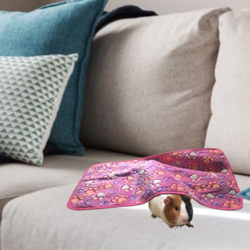 Waterproof Guinea Pig Blankets Washable 3 Pack Small Animal Fleece Cage Liners Pet Soft Sleep Mat Pad Cover Warm Flannel Throw for Hamster Guinea Pig Rabbit Chinchilla Hedgehog Ferret 23"×16"