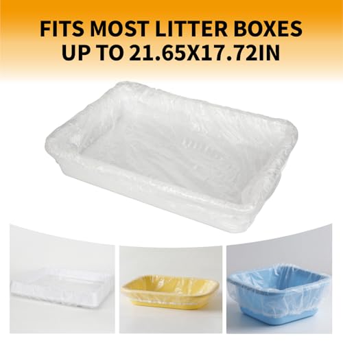 BESNEW Small Animal Bedding & Litter,50 pcs Disposable Rabbit Cage Liner Bags 3s Quick Clean for Bunny Cat Guinea Pig Ferret Chinchilla