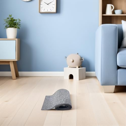 VANZACK Cat Exercise Wheel Mat Nonskid Cushion for Cat Running Wheel Felt Pad Replacement Noise Reducing Mat 95.27X9.84X0.27In Indoor Pet Treadmill Accessory