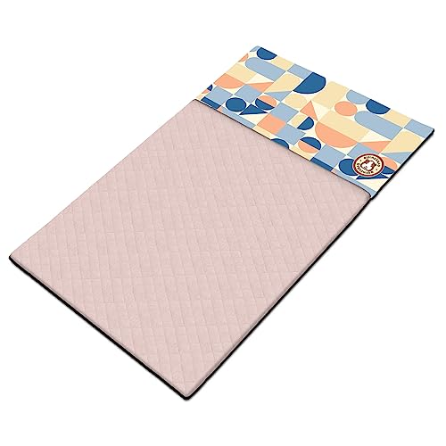 GuineaDad Premium Liner – Fleece Guinea Pig Cage Liner – Ultra-Plush Reusable Fleece Bedding with Waterproof Bottom – Extra Absorbent Liner for 2x4 C&C Cage (Cotton Candy)