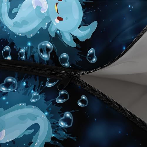 HOSIMA Dear Hunting Pattern Cold Weather Sleeping Bags for Kids Adults. | Black Light Weight Waterproof Sleeping Bags for Outdoors Hiking - color: blue-black