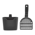 Amazon Basics Durable Cat Litter Scoop with Holder, Hangs on Litter Box, Efficient Scooper - size: 1 Count (Pack of 1)