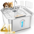 4L Large Cat Water Fountain for Multiple Cats Pet Water Fountain for Drinking Watering Supplies Pets Dog Small Animal Automatic Cat Water Dispenser for Cats Quiet Indoor