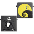 Nightmare Before Christmas Jack and Sally Set of 2 Durable Storage Cubes with Handles, 10"x10"x10" Cubes - color: Nightmare Before Christmas
