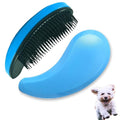 Small Dog Brush, Soft Puppy Brush, Massage Pet Grooming Tool | Small Dog Brush, Soft Pet Grooming Brush for Shih Tzu Yorkie Maltese, Puppy dog Cat Massage Brush for Small Animal - color: blue
