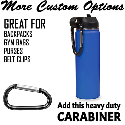 LaserGram Personalized 20oz Water Bottle, Rat (Dark Blue) | Engraved Gift, Vacuum Insulated Stainless Steel, Flip-Top Straw Lid, Laser Engraved With Your Name - color: Dark Blue, size: 20 Ounces