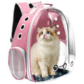 Cat Backpack Carrier, Pet Cat Carrier with Ventilated Design for Carrying Puppy Cats, Pet Carrier Backpack for Traveling/Hiking/Camping/Outdoors Airline Approved Travel Carrier(Pink) - color: Pink