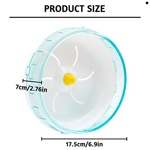6.9 Inch Silent Hamster Exercise Wheel, Mount on Cage, for Dwarf Hamster, Pet Mouse