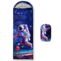 Axolotl Gamepad Sleeping Bag,3 Season Warm and Cool Weather Game Console Sleeping Bag for Boys Teens,Waterproof Lightweight Geometry Hexagonal Sleeping Bag for Traveling,Outdoors Camping,Blue,Black - color: Astronaut