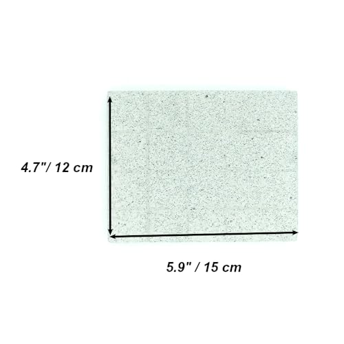 Shelltech Small Animal Grinding Lava Stone, Hamster Grinding Claw Pad Grinding Teeth Block for Hamster Chinchilla Rabbit (5.9"*4.7"*0.98") - size: 5.9"*4.7"*0.98"