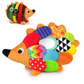 Vibrant Sensory Hedgehog Plush Stuffed Animal Baby Toy Tummy Time Learning Toy Soft Squeaking & Crinkling Toys for Busy Hands Babies 0-36 Months, Baby Shower 1st Birthday Gifts - color: Multi