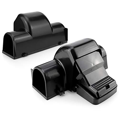 eXuby Pet-Safe & Child-Safe Rat Traps w/Tunnel Design – Dual Entry for Better Capture Rate - No Harmful Poison - Prevents Accidental Triggering - Avoid Finger Snapping - Setup in Seconds. (2 Pack) - style: 2 Pack