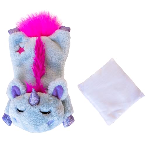 Catstages Cuddle Pal Unicorn Soothing Plush Purple Cat Toy, 8.5" x 5.5" - color: Cuddle Pal Unicorn