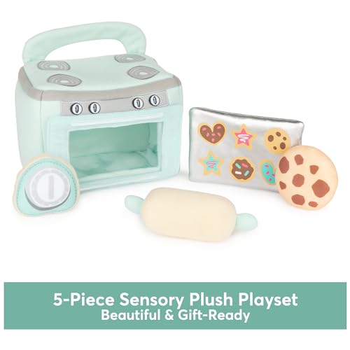 Baby GUND My First Baking Plush Playset with Sounds, Rattle, Squeaks and Crinkles, Ultra Soft Plush Sensory Toy for Babies and Newborns - style: Baking Playset