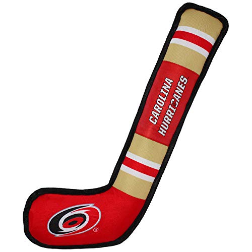 Pets First NHL Carolina Hurricanes Stick Toy for Dogs & Cats. Play Hockey with Your Pet with This Licensed Dog Tough Toy Reward! - color: Carolina Hurricanes, style: NHL Dog Tug Toy