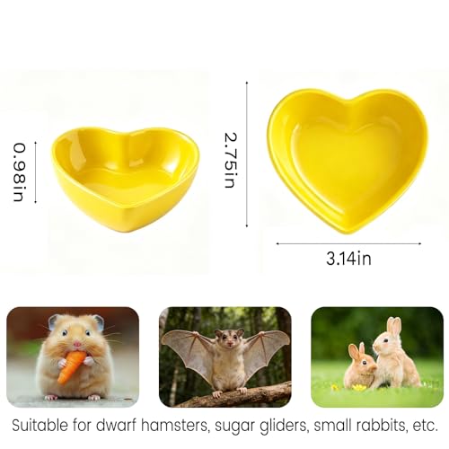 Hamster Food Bowl,Hamster Cage Accessories,Hamster Water Food Pet Bowls
