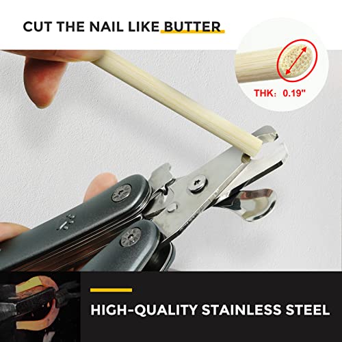 Best Dog Nail Calipper for Large Dogs with Thick Nail | Low Noise for Sensitive Dog, Super Sharp Smoothest Heavy Duty for Thick Nail, Compact Gentle Look for Anxiety Dogs