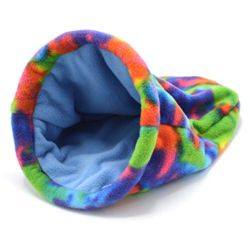 Oxbow Enriched Life Cozy Cave, Large, Guinea Pig Hideout, Bunny Hideaway, Rabbit Bed, Polar Fleece Small Animal Hideout for Guinea Pig Cage, Bunny Enrichment, Rat & Chinchilla Habitat Accessory | Small Animal Hideout, Fleece, Snuggle Sack, Guinea Pig Hous