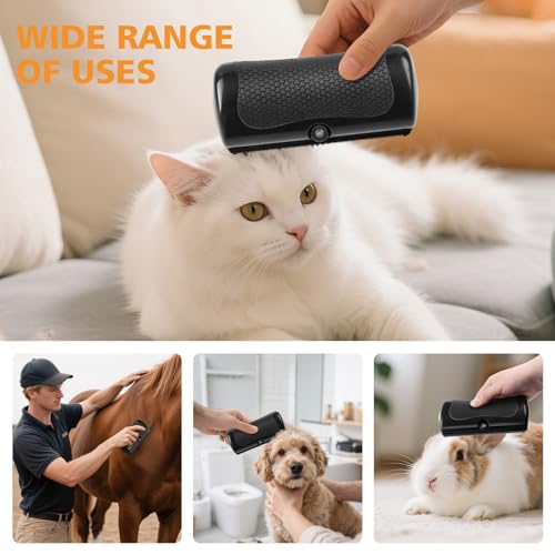 Deshedding Brush, Deshedding Dog Brush for Cats, Dogs, Rabbits, Horses, Ergonomic Pets that Relieves Pet Itchiness, Effectively Removes Undercoat & Loose Hair