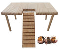 Wooden Hamster Platform Ladder Toy Climbing Stairs, Wood Gerbils Climbing Bridge, Guinea Pig Ramp, Pet Cage Accessories, Small Animal Hedgehog Chinchilla Stand Platform