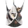 Sugar Glider Pouch 3-Layer Hammock Warm Bed Bedding, Sugar Glider Cage Accessories Toys, for Rat Ferret Chinchilla Playing Sleeping