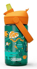CamelBak Thrive Flip Straw Kids Water Bottle with Bite Valve, Tritan Renew Design for School and Travel, 14oz, Jungle Animals - color: Jungle Animals