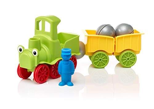 SmartMax My First Animal Train STEM Magnetic Discovery Play Set with Moving Train and Soft Animals for Ages 1-5 - style: My First Animal Train