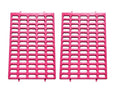 Saguaro Acres Rabbit and Small Animal Cage Resting Mat for Wire Floored Cages 2 Pack (Pink) - color: Pink