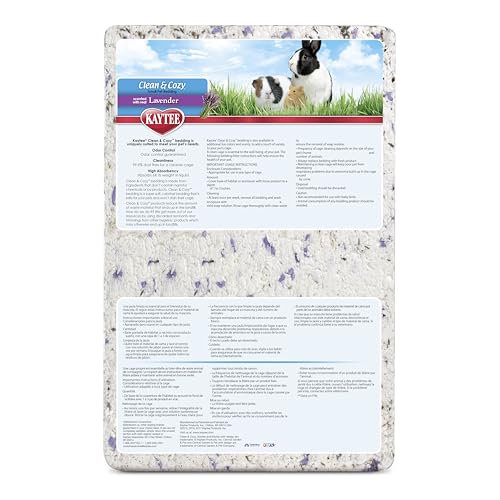 Kaytee Clean & Cozy Lavender Paper Bedding For Pet Guinea Pigs, Rabbits, Hamsters, Gerbils, and Chinchillas, 49.2 Liters - size: 49.2 Liters