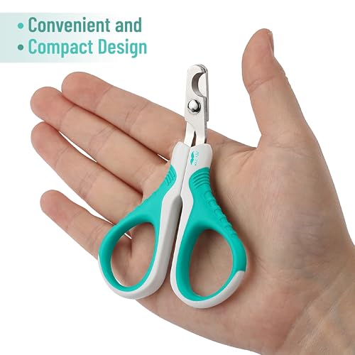 Mr. Pen- Cat Nail Clipper, Stainless Steel | Professional Sharp Cat Claw Trimmer for Small and Medium Cats, Pet Nail Clipper with Sturdy Non Slip Handle - color: Sky Blue