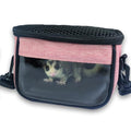 Small Pet Carrier Bag - Single - Shoulder Outdoor Carrier for Hamsters, Sugar Gliders & Flying Squirrels Portable Small Pet Travel Bag (Pink) - color: Pink