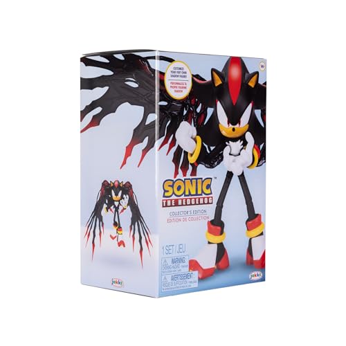 Sonic The Hedgehog Shadow Action Figure Six-Inch Scale Customizable Collector Edition Figure