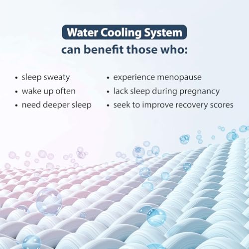 Pet Pad Cooling System for Summer, Consistent Cooling Water Mat for Dogs and Cats, No Refrigeration or Chemical Gel Needed, Machine Washable Bed, Ideal for Home and Crates (White Blue, 35" x 23") - size: 35" L x 23" W x 0.8" Th