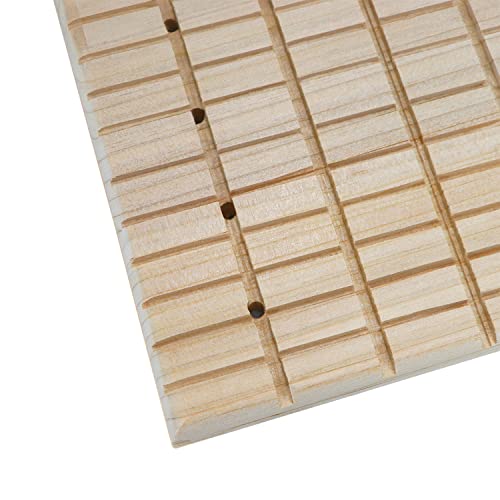 Wontee Wooden Scratch Pad for Rabbit, Guinea Pig, Chinchilla, Ferret (A)