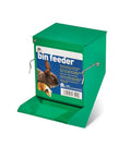 Prevue Pet Products Green Metal Small Animal Bin Feeder - Gravity Feed Trough Holds 5-Day Food Supply for Rabbit, Guinea Pig & Similar Pets, Mesh Dust-Reducing Cage Feeder - Green