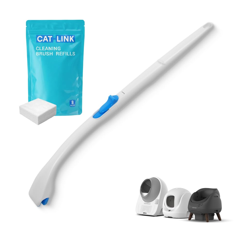 CATLINK Cleaning Brush Set for All Cat Litter Box, 8 Packs Replacement | Easy to Use - color: Cleaning Brush Set