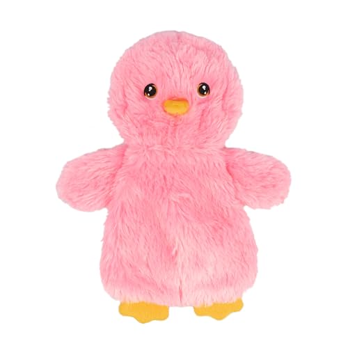 Best Pet Supplies Interactive Squeaky Dog Toy - Baby Chicken, Pink | Stuffing Free Body, Soft, Squeaks & Crinkles, No Mess, Perfect for Moderate Chewers, Toss and Fetch Play - color: Crinkle Chicken (Pink), size: Large