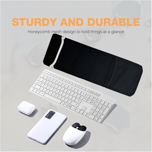 Wanty Black Color Neoprene Dust-Proof Cover Carry Bag Sleeve Protectors Compatible with Logitech MK270 / MK235 / MK295 / MK540 Wireless Keyboard and Mouse Combo